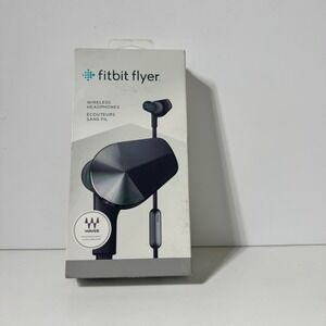 Fitbit Flyer Wireless Bluetooth Fitness Headphones Black Nightfall New Open Box